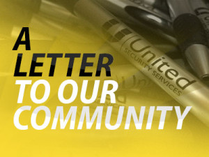 A letter to our community